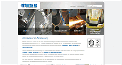 Desktop Screenshot of mbse-steinwarz.de